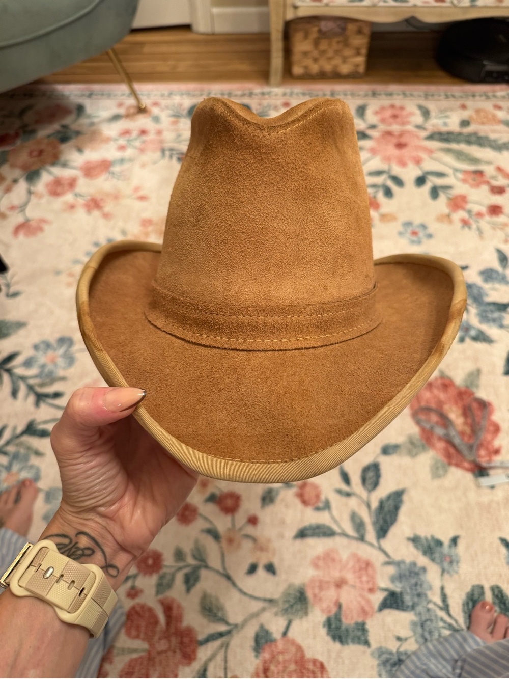 Vintage Henschel Skullys Western Hat in Brown Size Medium